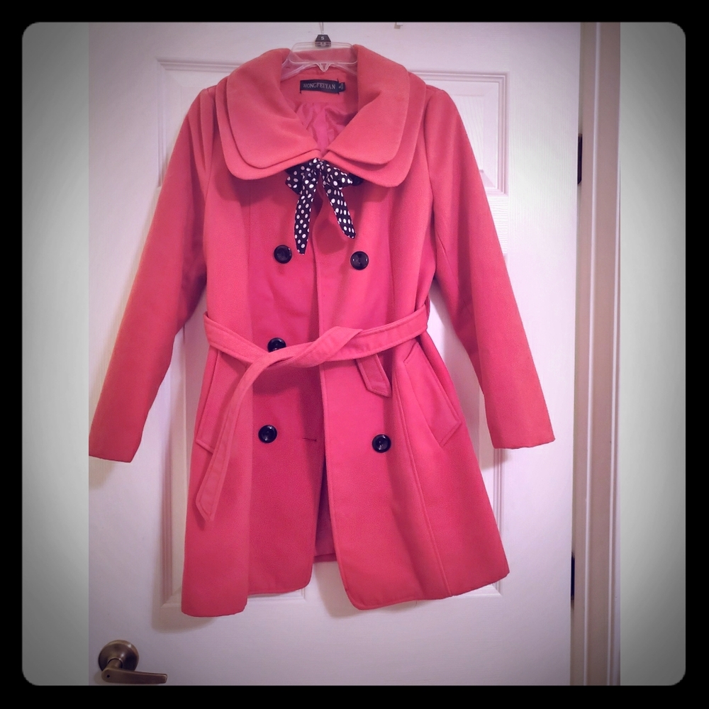 Women's Hot Pink Peacoat